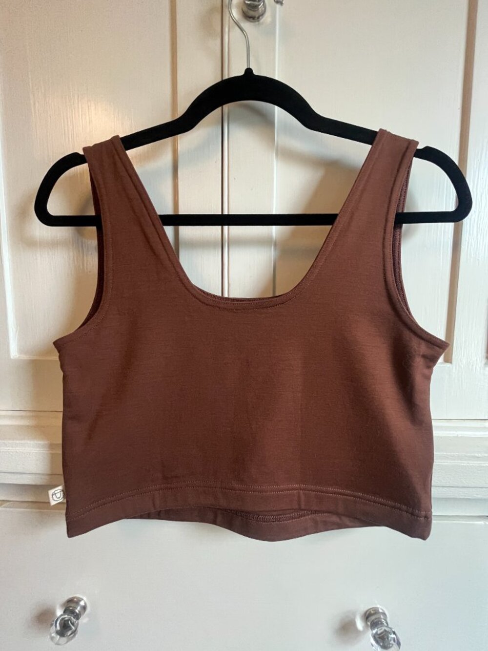 Simply Merino Supportive Crop Top NWT